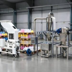 Plastic Regrind Conveying and Dust Collection System